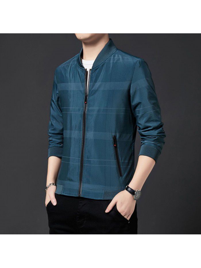 Men's large casual jacket in spring and Autumn 