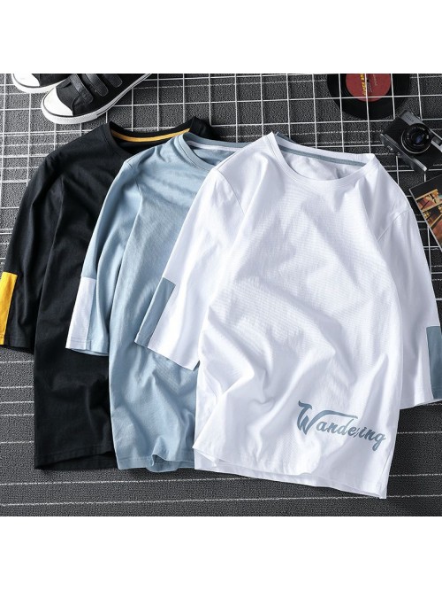 Breathable  new men's short sleeve T-shirt Su...