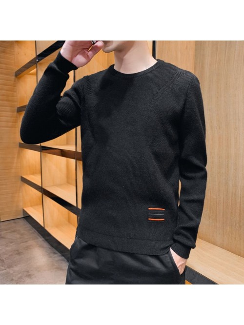 Autumn  new men's T-shirt Korean round neck P...
