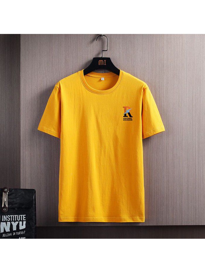  new summer men's short sleeve t-shirt men's upper garment half sleeve fashion boys sympathize with students 