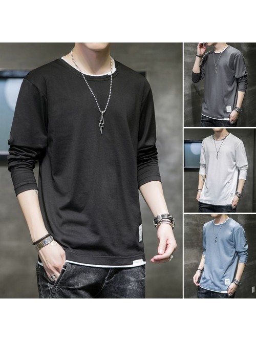 Men's Cotton Long Sleeve T-Shirt  new clothes...