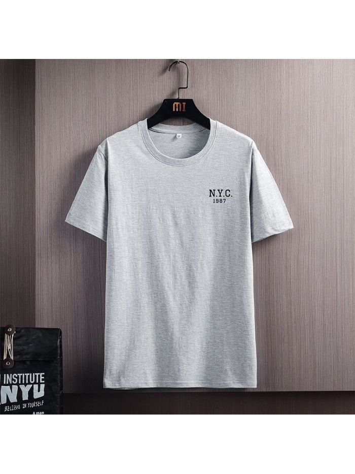  new summer men's short sleeve t-shirt men's upper garment half sleeve fashion boys sympathize with students 