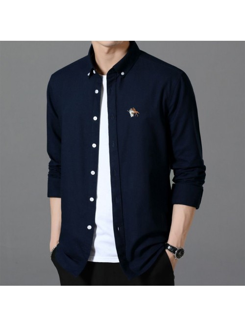 New Oxford spinning long sleeve shirt casual men&#...