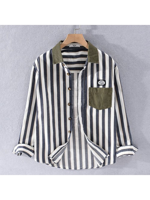 Spring and autumn men's fashion long sleeve s...