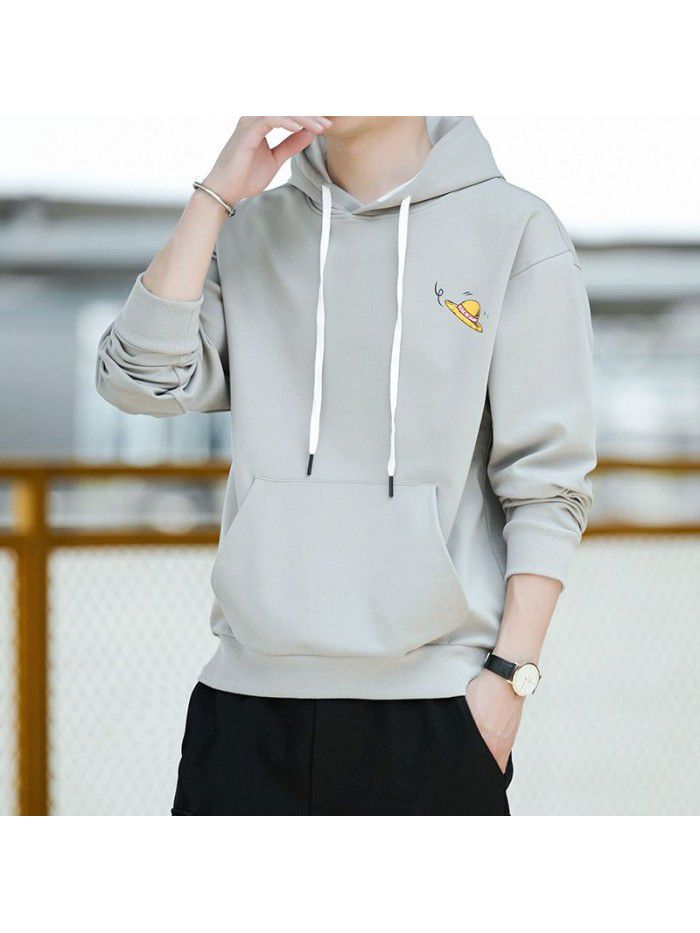 Autumn men's fashion brand Sweater Hoodie spring and autumn Korean fashion loose couple hip hop thin jacket men's 