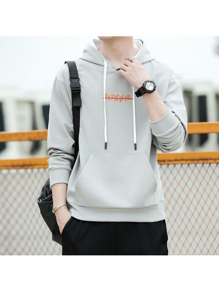 Hooded sweater men's long sleeve T-shirt spring and autumn tide brand autumn student autumn clothes men's fashion autumn coat teenagers 