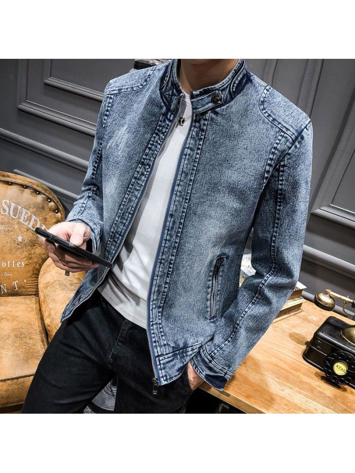 A variety of men's jackets  new spring and autumn soft wash jacket men's Korean simple comfortable men's coat 