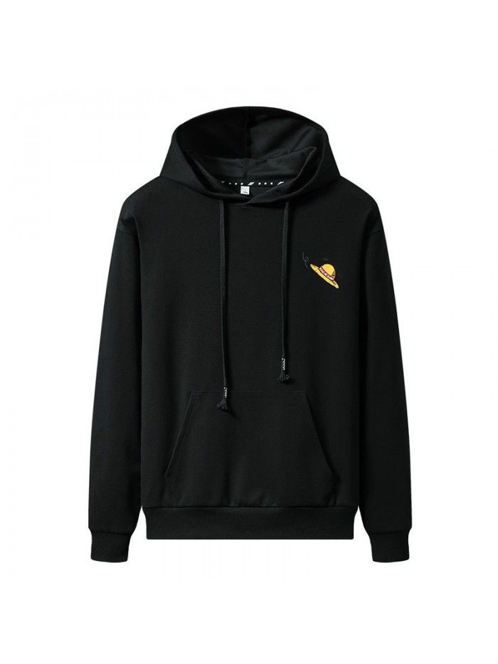 Autumn men's fashion brand Sweater Hoodie spring and autumn Korean fashion loose couple hip hop thin jacket men's 