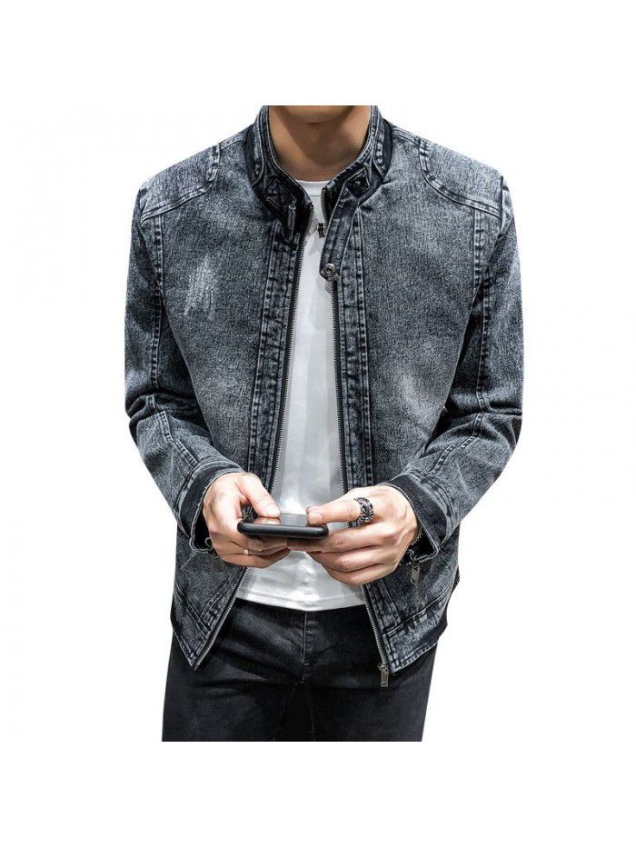 A variety of men's jackets  new spring and autumn soft wash jacket men's Korean simple comfortable men's coat 