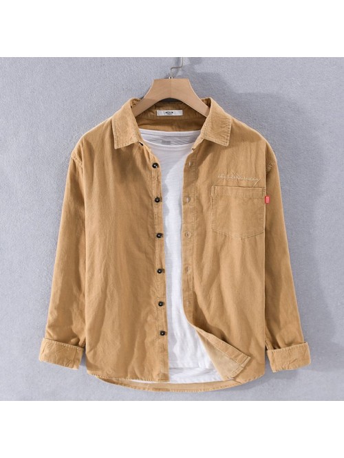 Spring and autumn men's shirt casual classic ...