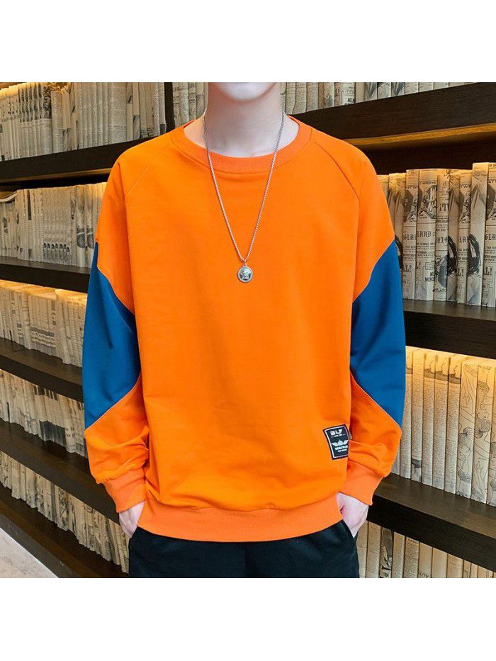 Weiyi men's autumn  new national trend Korean loose casual Pullover men's youth student trend 