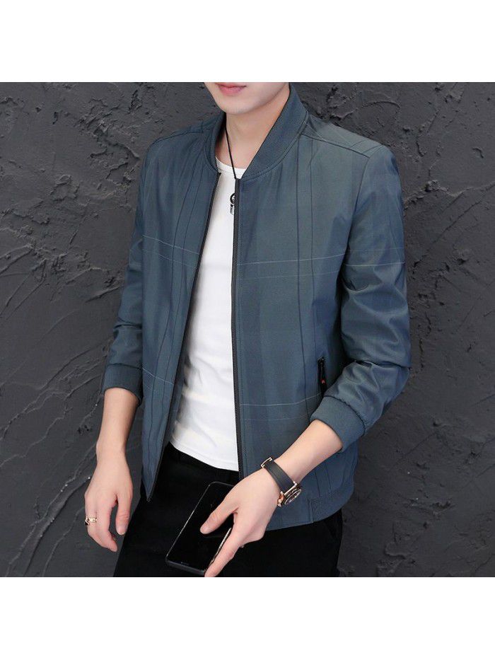 Men's large casual jacket in spring and Autumn 