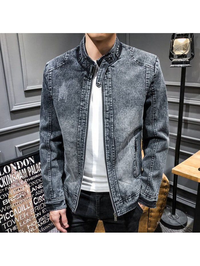 A variety of men's jackets  new spring and autumn soft wash jacket men's Korean simple comfortable men's coat 