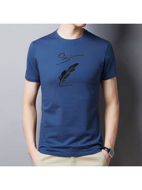 men's short sleeve t-shirt men's summer ...