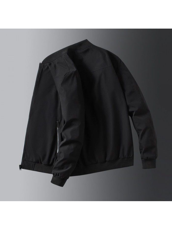 Jacket men's autumn new Korean fashion casual men's coat young students simple versatile fashion spring and autumn wear 