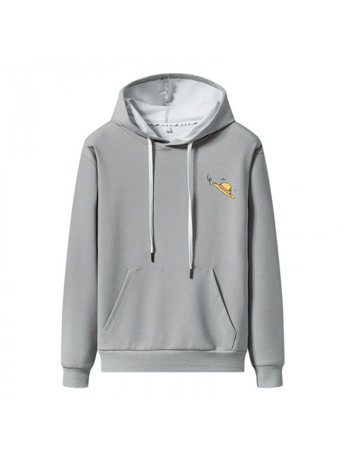Autumn men's fashion brand Sweater Hoodie spring and autumn Korean fashion loose couple hip hop thin jacket men's 