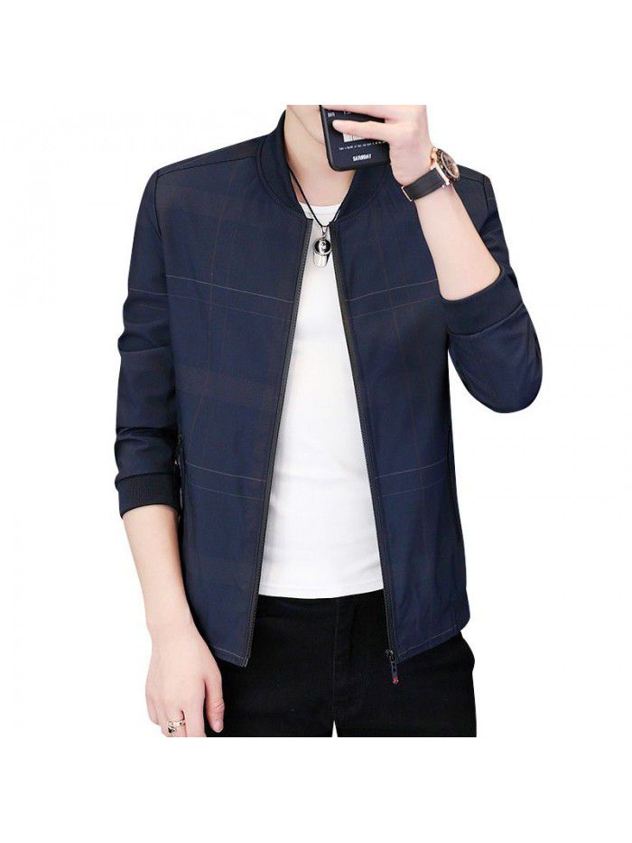 Men's large casual jacket in spring and Autumn 