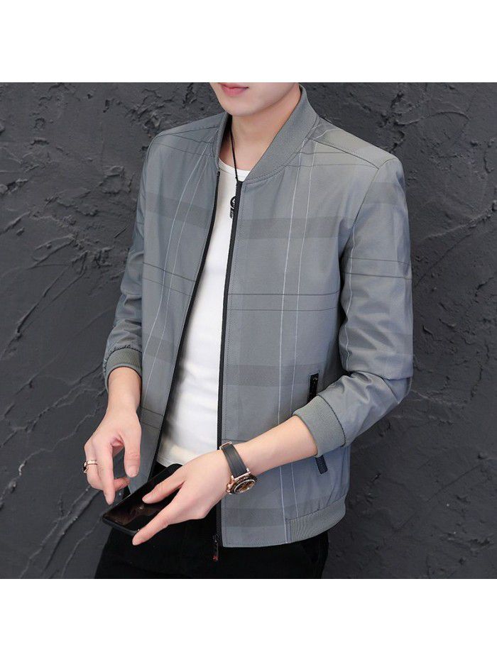 Men's large casual jacket in spring and Autumn 