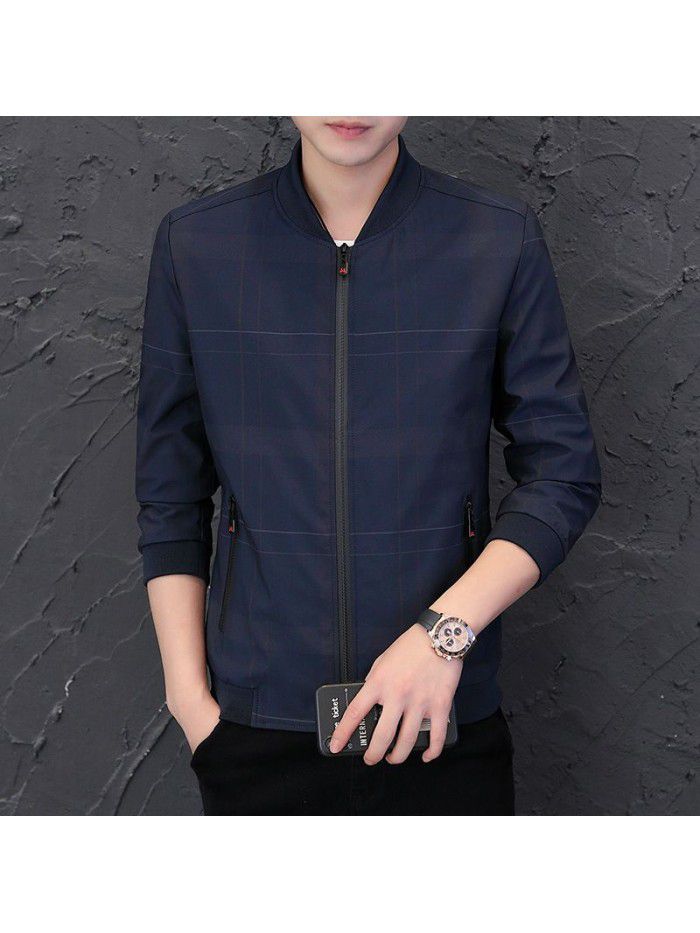 Men's large casual jacket in spring and Autumn 