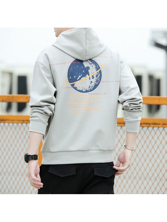 Hooded sweater men's long sleeve T-shirt spring and autumn tide brand autumn student autumn clothes men's fashion autumn coat teenagers 