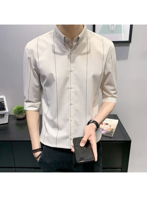  counter new men's medium sleeve shirt Korean...