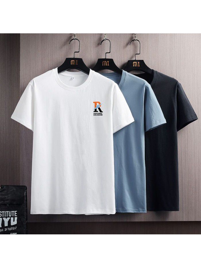  new summer men's short sleeve t-shirt men's upper garment half sleeve fashion boys sympathize with students 