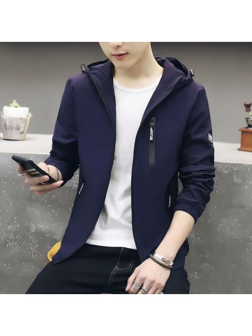 Men's coat  new slim jacket leisure spring an...