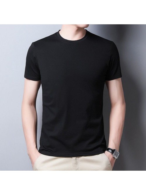 Breathable short sleeve t-shirt men's summer ...