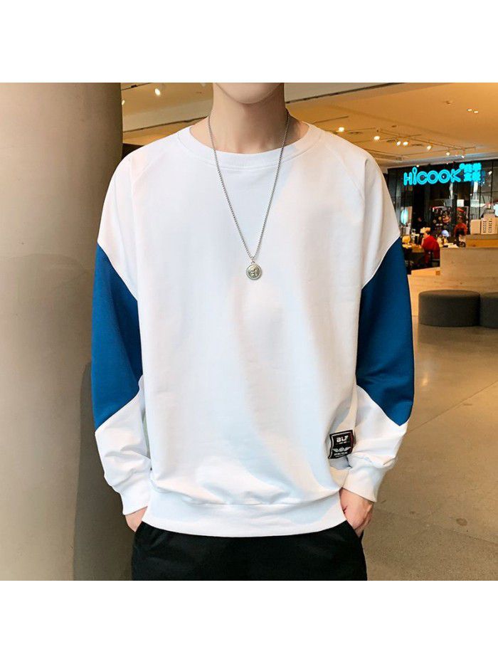 Weiyi men's autumn  new national trend Korean loose casual Pullover men's youth student trend 