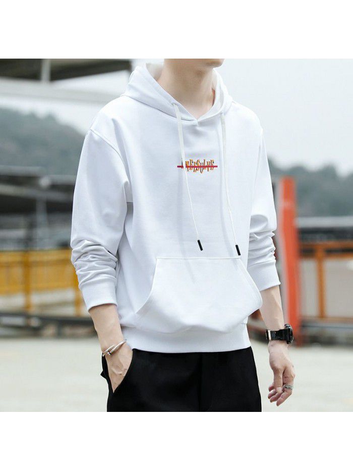 Hooded sweater men's long sleeve T-shirt spring and autumn tide brand autumn student autumn clothes men's fashion autumn coat teenagers 