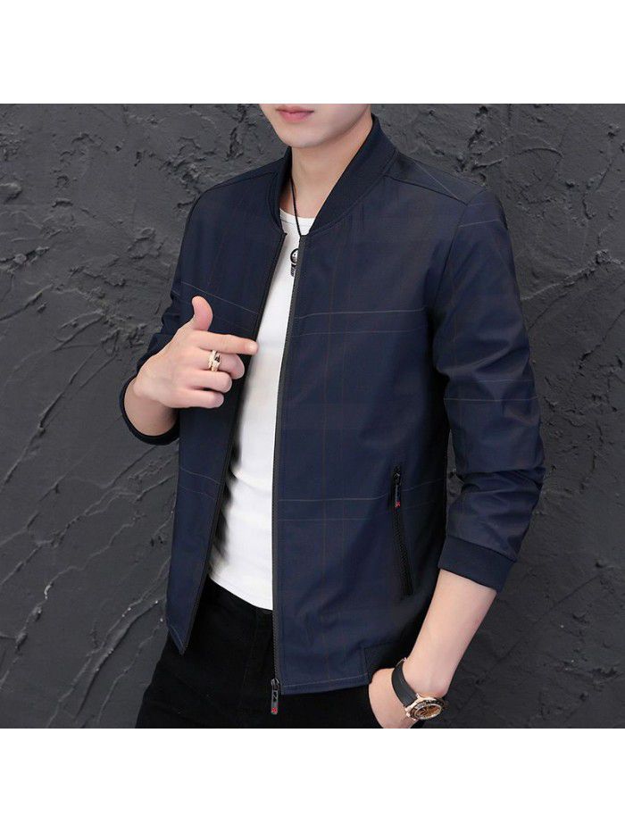Men's large casual jacket in spring and Autumn 