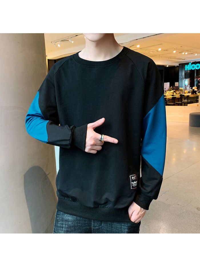 Weiyi men's autumn  new national trend Korean loose casual Pullover men's youth student trend 