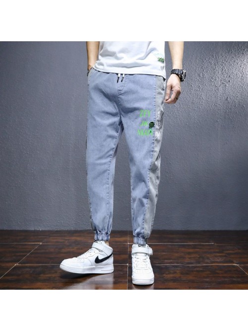 spring and summer new jeans men's fashion bra...