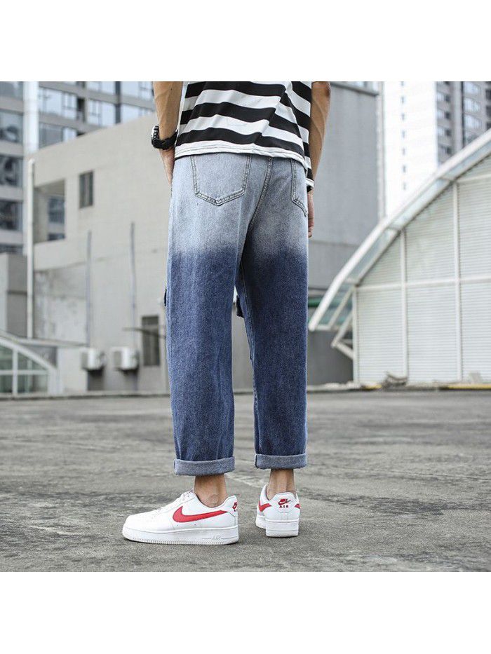 New Japanese fashion brand jeans for men in spring and summer 