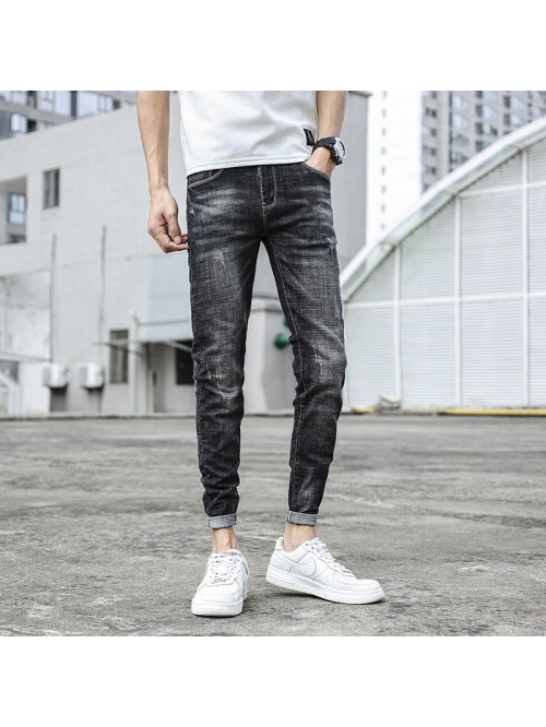 Spring and summer new fashion brand jeans men'...