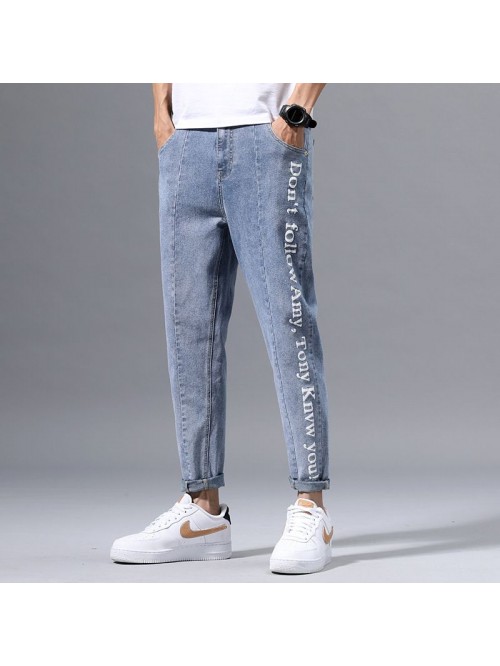 Jeans men's fashion brand spring and summer n...