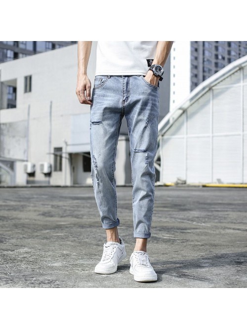 Spring and summer new fashion brand jeans men'...