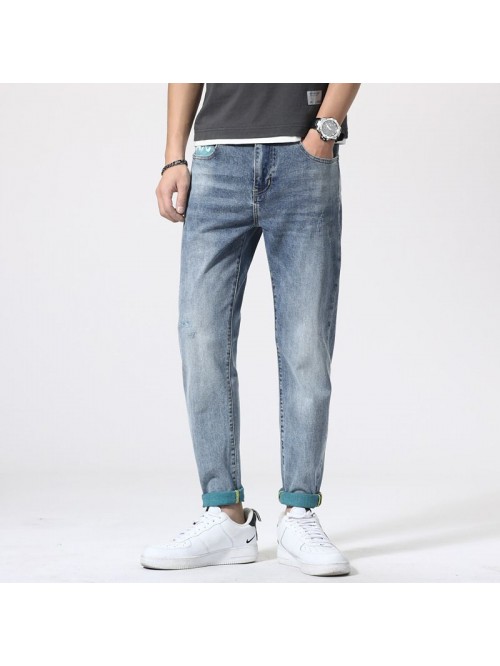 Jeans men's spring and summer new Korean slim...