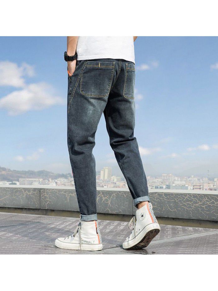 New fashion brand men's jeans in spring and summer 