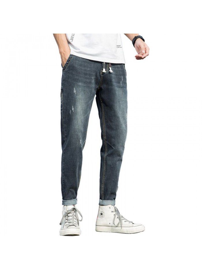 New fashion brand men's jeans in spring and summer 