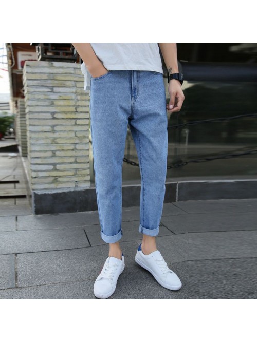 Spring and summer new jeans men's fashion bra...