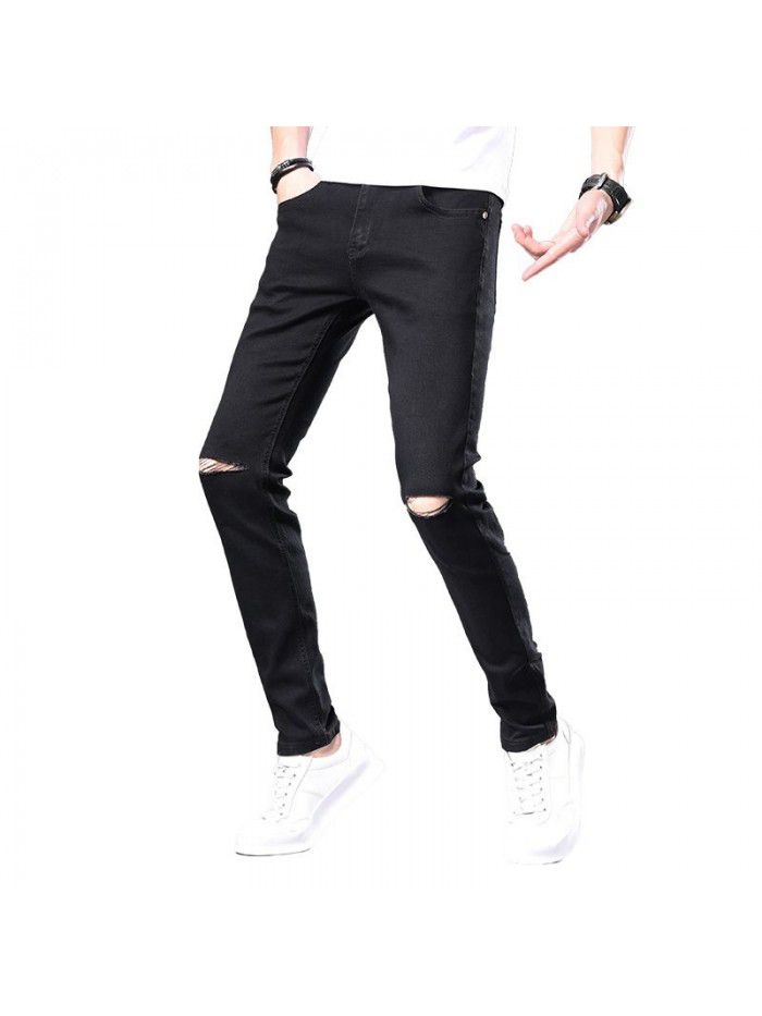 New fashion brand men's jeans in spring and summer of  