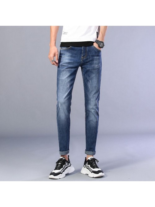 Spring and summer new fashion brand stretch jeans ...