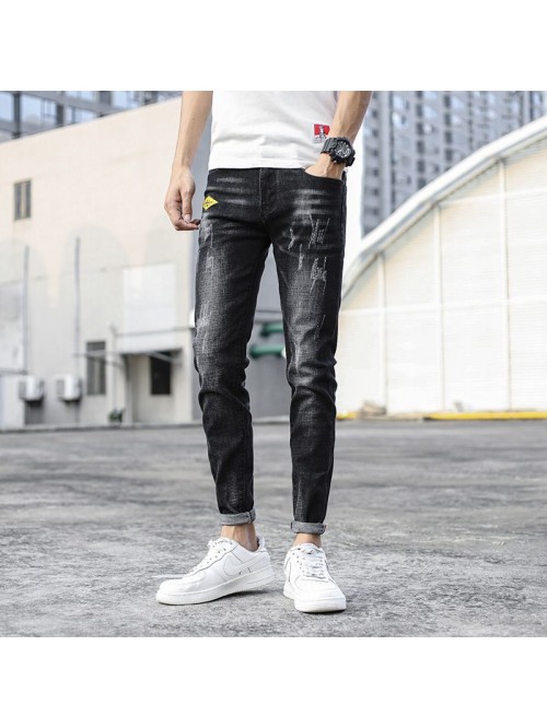 Spring and summer new fashion brand jeans men'...