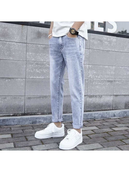 Spring and summer new fashion brand stretch jeans ...