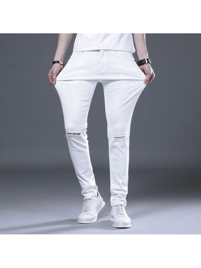 New fashion brand men's jeans in spring and summer of  
