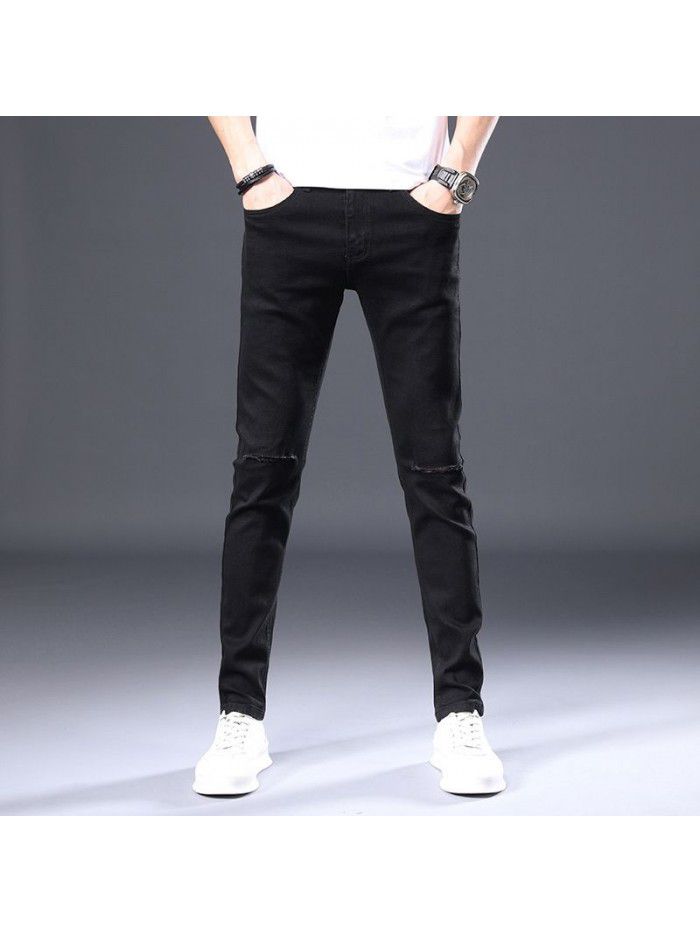 New fashion brand men's jeans in spring and summer of  