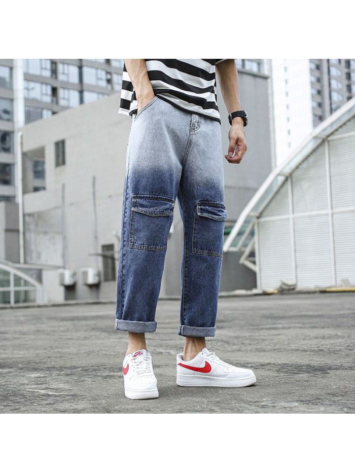 New Japanese fashion brand jeans for men in spring and summer 