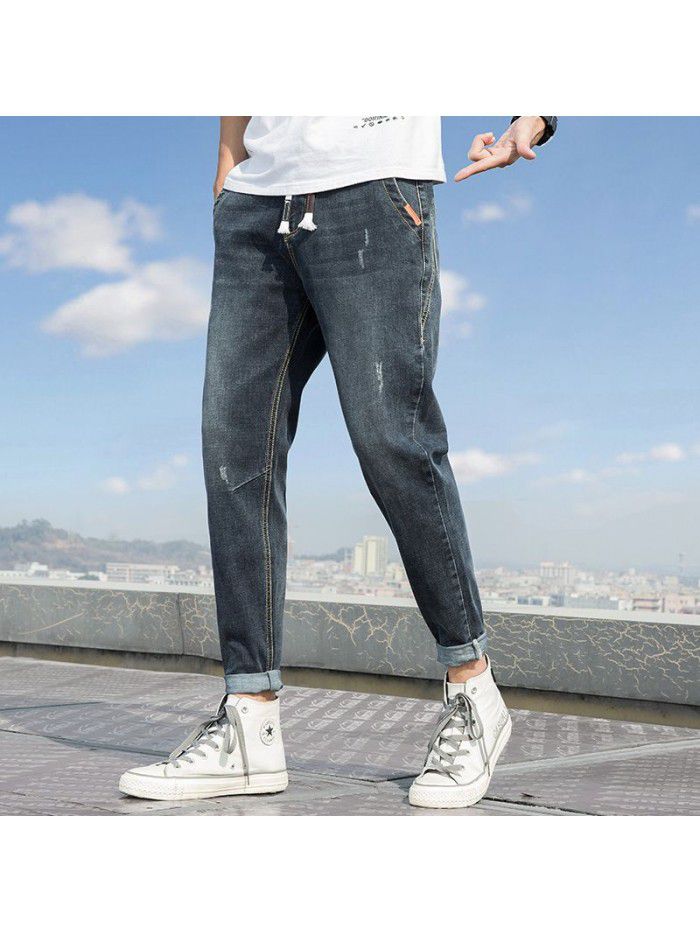 New fashion brand men's jeans in spring and summer 