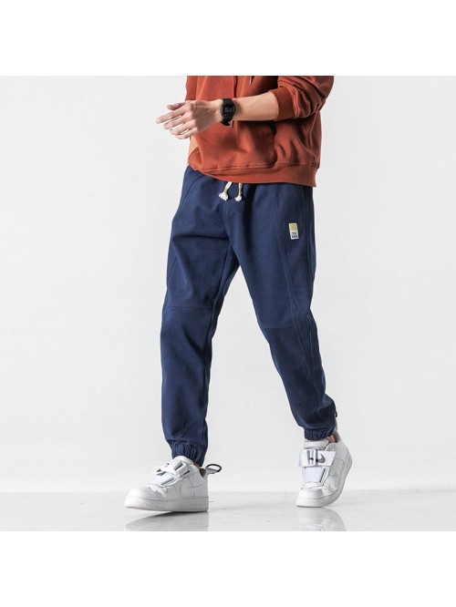 men's casual pants men's wash loose casu...